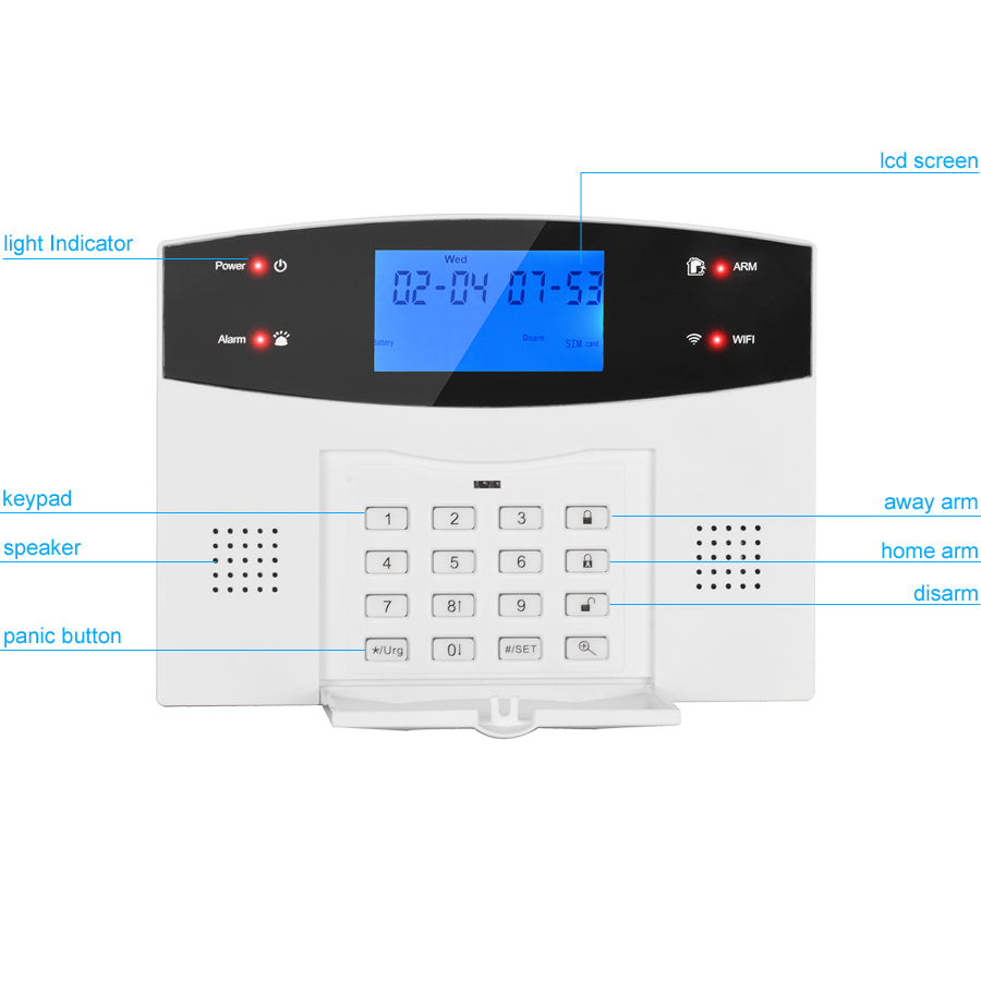 Guardian Alert™ Wired & Wireless GSM Alarm System